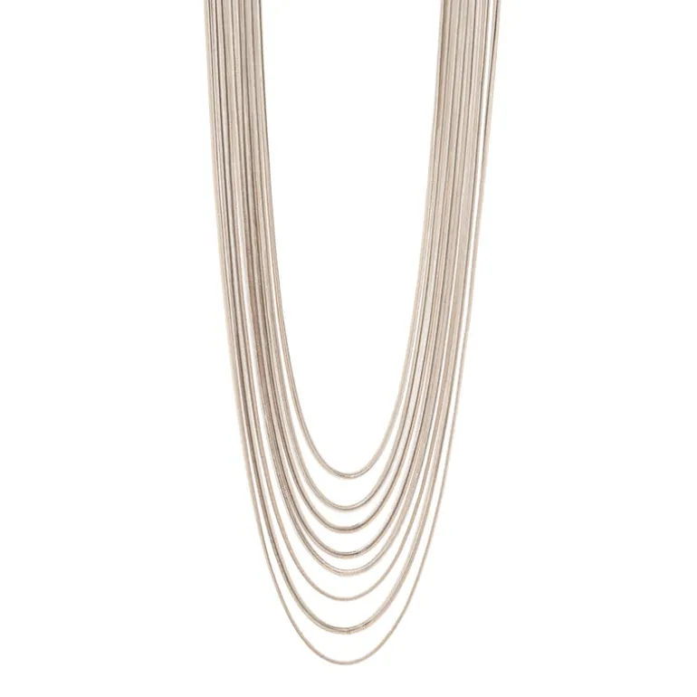 Collana multifilo lunga Cleopatra - Bronzo