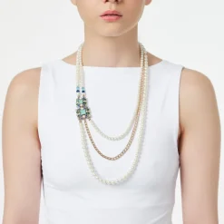 Collana multifilo Sirens - Blu