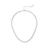 Collana serpentina corta leggera Cleopatra - Argento