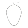 Collana serpentina sottile Cleopatra - Argento