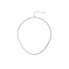 Girocollo a maglia serpentina light Cleopatra - Argento