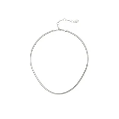 Girocollo a maglia serpentina light Cleopatra - Argento