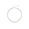 Girocollo a maglia serpentina Cleopatra - Argento