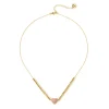 Girocollo boule e cuore Petit Pavè - Rosa