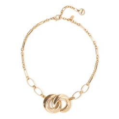 Girocollo con charm a semi cerchi Amaranta - Oro