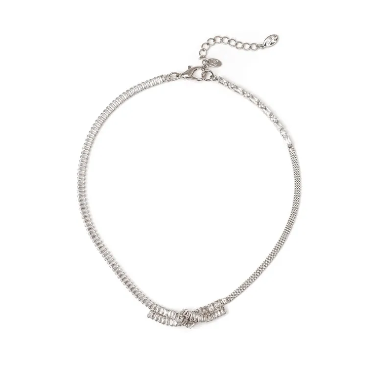 Girocollo con fiocco Diana - Bianco
