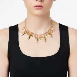 Girocollo con navette Amaranta - Oro