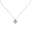 Girocollo con pendente a cuore Pearl - Bianco
