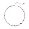 Girocollo con piccoli zirconi Kristall - Viola