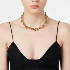 Girocollo forzatina navette light Chains - Oro