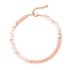 Girocollo Jane con Quarzo Rosa - Rosa