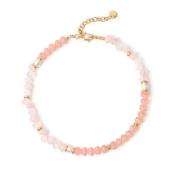 Girocollo Jane con Quarzo Rosa - Rosa