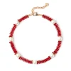 Girocollo Jane Rosso e Perla - Rosso