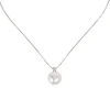Girocollo perla e zircone Pearl - Bianco