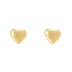 Mini orecchini a cuore Rania - Oro