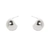 Orecchini a boule asimmetrica Domus - Argento