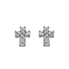 Orecchini a croce Pearl - Bianco