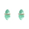 Orecchini a due gemme Cocoon - Turchese