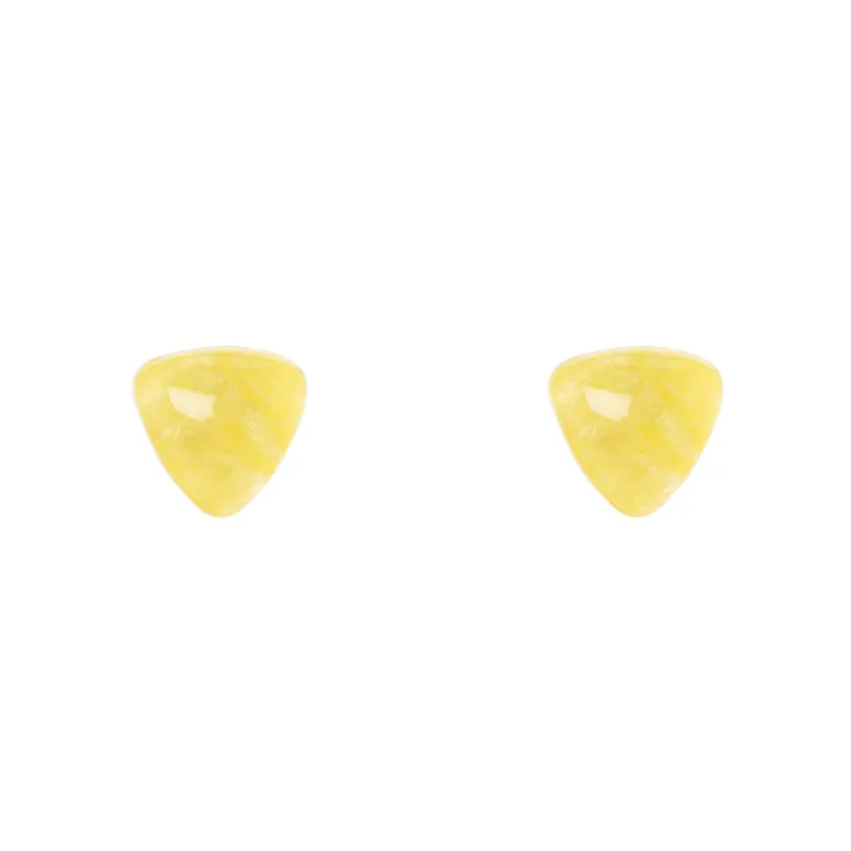 Orecchini a gemma Cocoon - Giallo