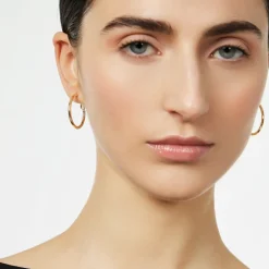 Orecchini a mini cerchio snello Isabel - Oro