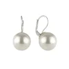 Orecchini a monachella con grande perla Pearl - Bianco