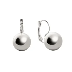 Orecchini a monachella con sfera Sissi - Argento
