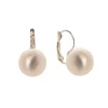 Orecchini a monachella con sfera Sissi - Bronzo opaco