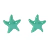 Orecchini a stella di mare Partenope - Turchese