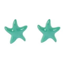 Orecchini a stella di mare Partenope - Turchese