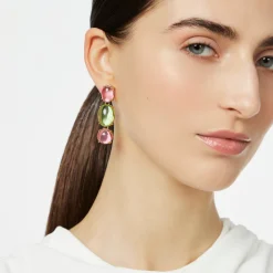 Orecchini a tre cabochon Blossom - Multicolor