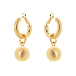 Orecchini boule e cerchietto Sissi - Oro opaco