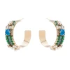 Orecchini con cerchio a fascia Sirens - Blu