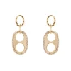 Orecchini con maglia marinara Ginevra - Oro