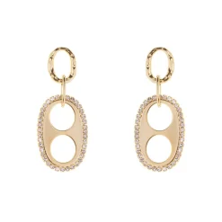 Orecchini con maglia marinara Ginevra - Oro
