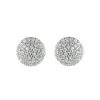 Orecchini con pavè di zirconi Pearl - Bianco