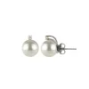 Orecchini con perla e zircone Pearl - Bianco