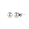 Orecchini con perla splendente Pearl - Bianco