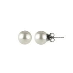 Orecchini con perla splendente Pearl - Bianco