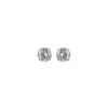 Orecchini con prezioso zircone Pearl - Bianco