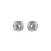 Orecchini con zircone brillante Pearl - Bianco