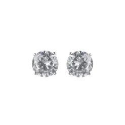 Orecchini con zircone brillante Pearl - Bianco