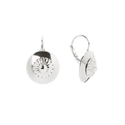 Orecchini cupola a fiore Amaranta - Argento
