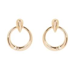 Orecchini goccia e cerchietto Amaranta - Oro