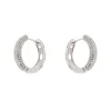 Orecchini mini cerchio leggero Ginevra - Argento