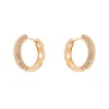 Orecchini mini cerchio leggero Ginevra - Oro