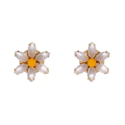 Orecchini piccola margherita Flora - Multicolor