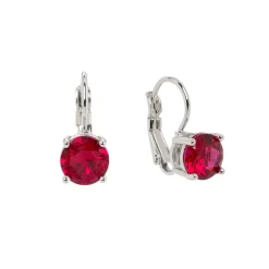 Orecchini punto luce monachella Kristall - Fucsia
