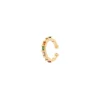Orecchino Ear cuff mini cerchio e sezioni geometriche Rania - Oro
