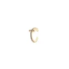 Orecchino Ear cuff mini cerchio e barretta trasversale Rania - Blu