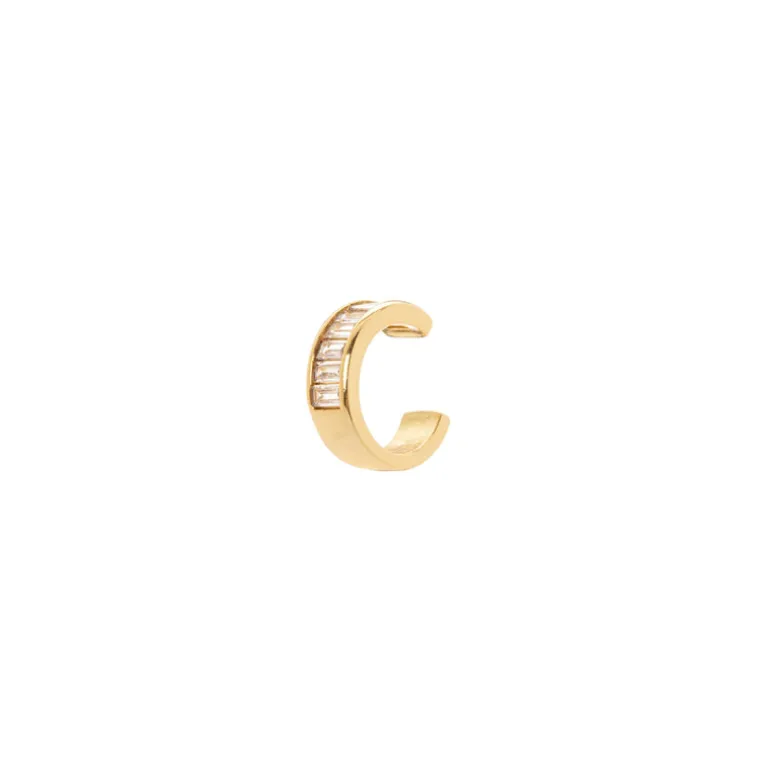 Orecchino Ear cuff mini cerchio a fascia Rania - Oro
